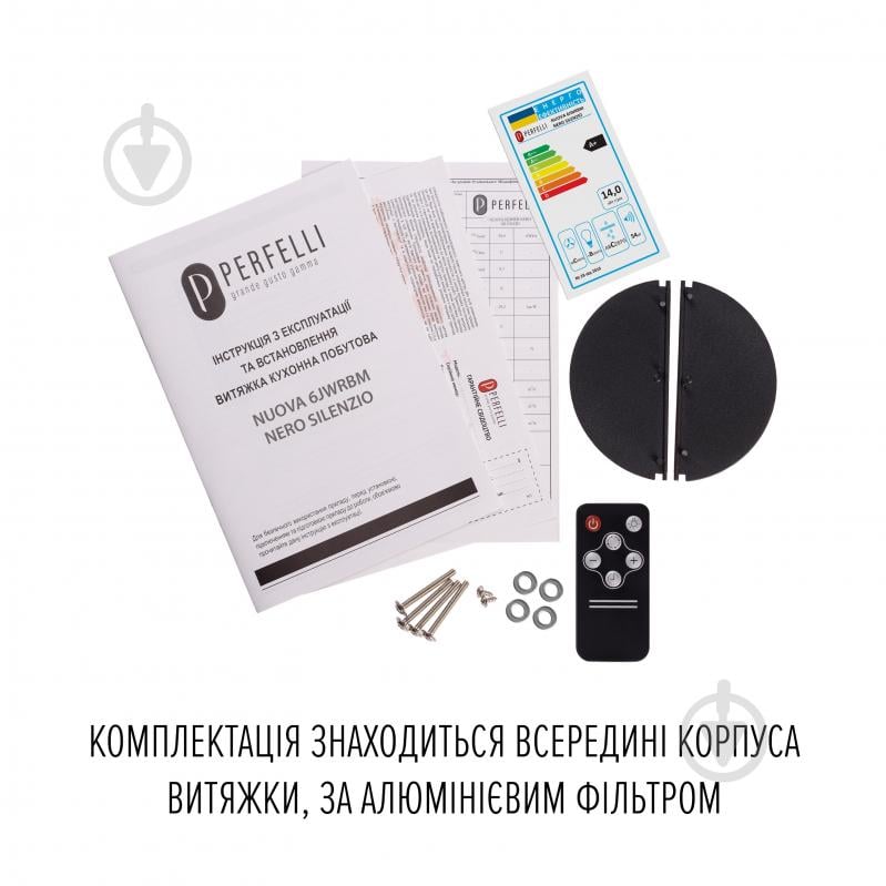 Вытяжка Perfelli NUOVA 6JWRBM NERO SILENZIO - фото 19