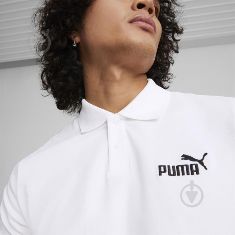 Поло Puma ESS PIQUE POLO PUMA WHITE 58667402 р.M білий - фото 4