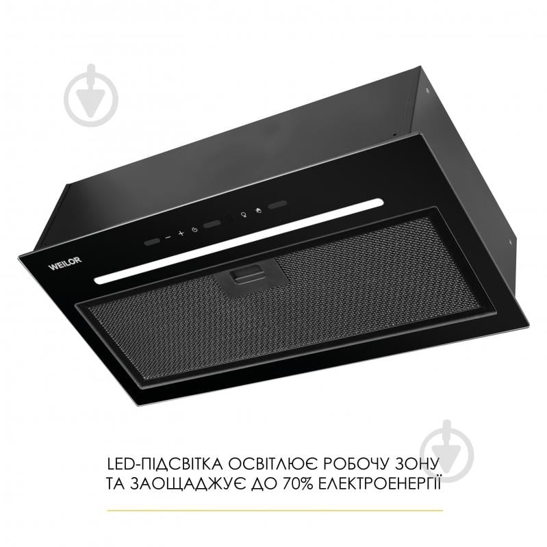 Вытяжка WEILOR LUNA WBG 55 BLACK SILENCE - фото 7 Вытяжка WEILOR LUNA WBG 55 BLACK SILENCE - фото 7