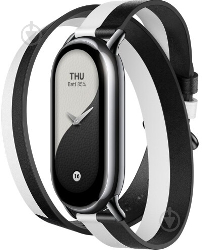 Ремешок Xiaomi Smart Band 8 Strap Black White (998805) - фото 3