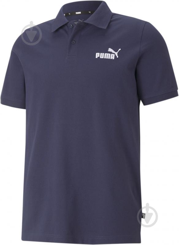 Поло Puma ESS PIQUE POLO PEACOAT 58667406 р.2XL синій - фото 1