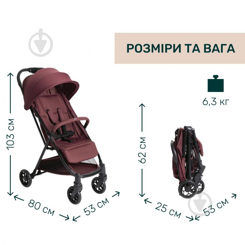 Коляска прогулочная Chicco Urbino 87138.68 - фото 6