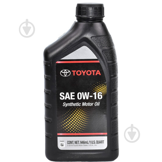 Моторное масло Toyota Motor Oil 0W-16 1 л (0027916QTE) - фото 1