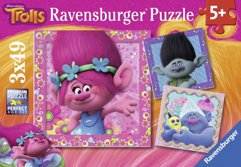 Пазл Ravensburger Дісней: Тролі 08013_7 - фото 1