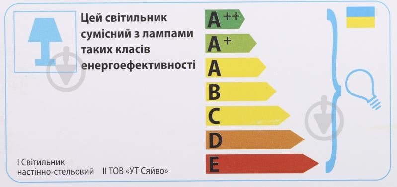 Светильник настенно-потолочный УТ Сяйво НПБ 2x60 Вт E27 белый 3000глян - фото 3