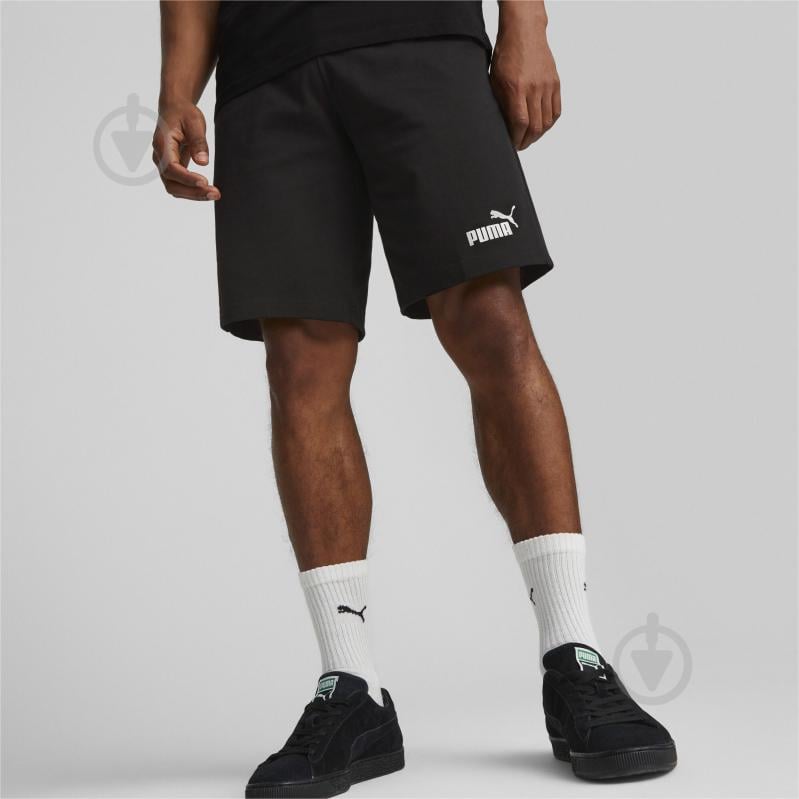 Шорти Puma ESS JERSEY SHORTS PUMA BLACK 58670601 р. XS чорний - фото 3