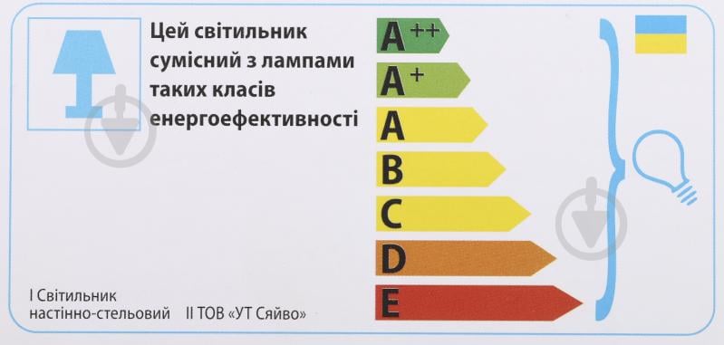 Светильник настенно-потолочный УТ Сяйво НПБ 1x60 Вт E27 белый 2500глян - фото 3