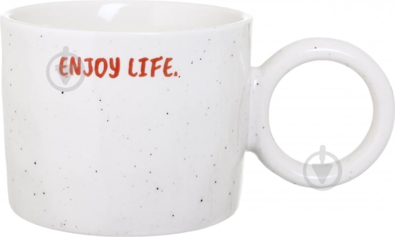 Чашка Fiora Loop Enjoy 385 мл 93E-045-1260 - фото 1 Чашка Fiora Loop Enjoy 385 мл 93E-045-1260 - фото 1