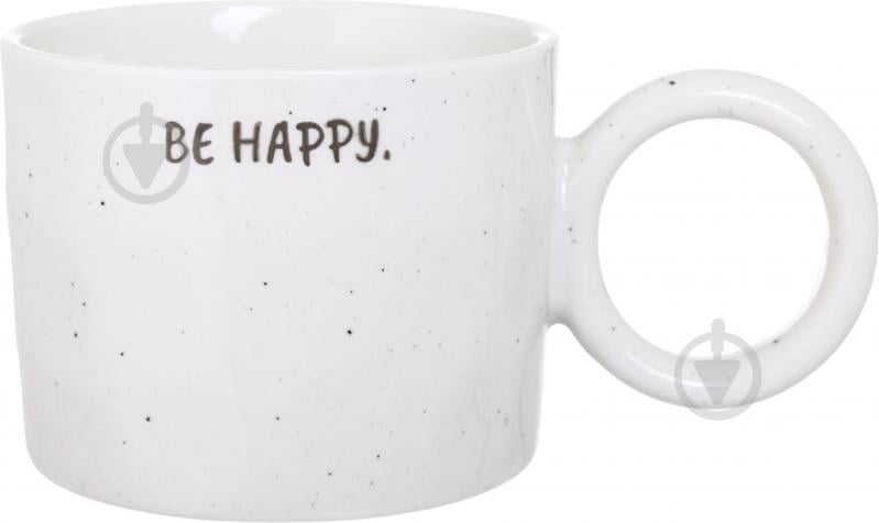 Чашка Fiora Loop Happy 385 мл 93E-045-1260 - фото 1 Чашка Fiora Loop Happy 385 мл 93E-045-1260 - фото 1