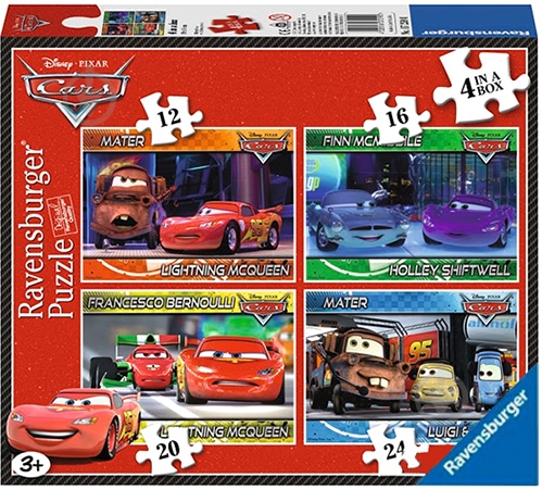 Пазл Ravensburger Дисней: Тачки 4 в 1 07259R - фото 1