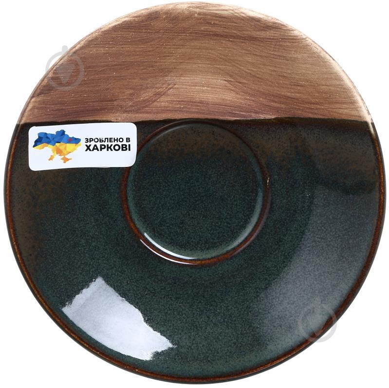 Блюдце Salex Moss/wood 16 см - фото 2 Блюдце Salex Moss/wood 16 см - фото 2
