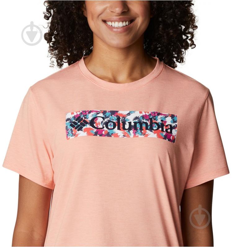 Футболка Columbia SunTrek 1931753-879 р.XS помаранчевий - фото 2 Футболка Columbia SunTrek 1931753-879 р.XS помаранчевий - фото 2