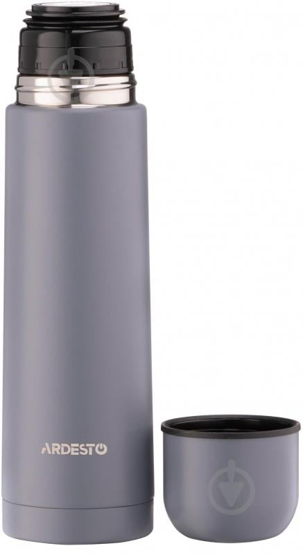 Термос Ardesto Bright City 500 мл серый AR2650GR - фото 4 Термос Ardesto Bright City 500 мл серый AR2650GR - фото 4