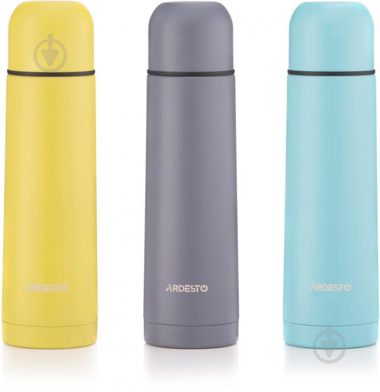 Термос Ardesto Bright City 500 мл серый AR2650GR - фото 5 Термос Ardesto Bright City 500 мл серый AR2650GR - фото 5