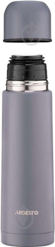 Термос Ardesto Bright City 500 мл серый AR2650GR - фото 2 Термос Ardesto Bright City 500 мл серый AR2650GR - фото 2