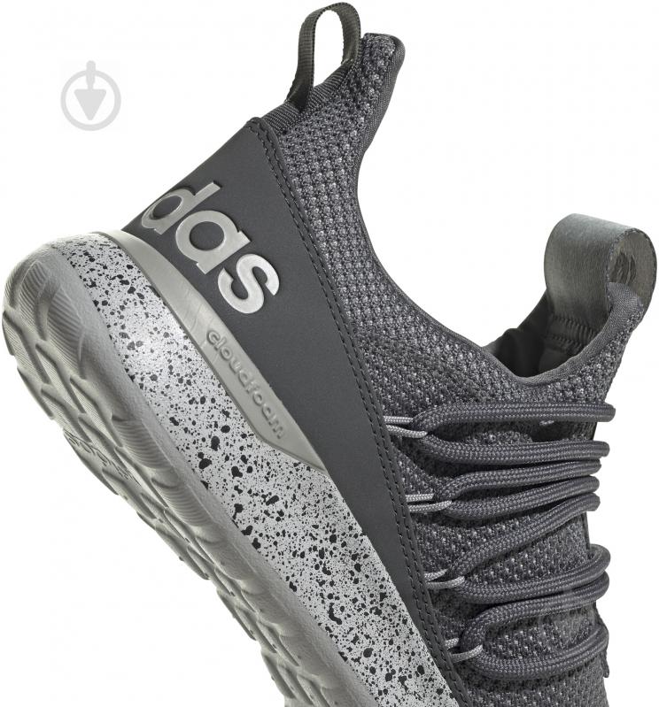 Кросівки чоловічі демісезонні Adidas LITE RACER ADAPT 3.0 FZ0953 р.44 темно-сірі - фото 10