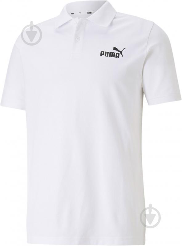 Поло Puma ESS PIQUE POLO PUMA WHITE 58667402 р.XL белый - фото 1