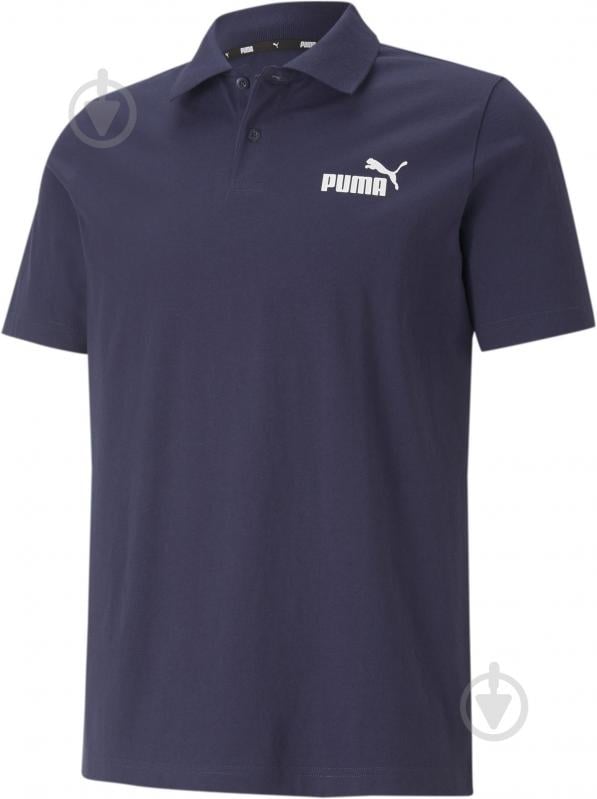 Поло Puma ESS JERSEY POLO PEACOAT 58667606 р.M синий - фото 1