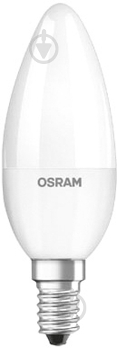 Лампа светодиодная Osram LS 6,5 Вт C37 матовая E14 220 В 3000 К 4058075134171 - фото 1