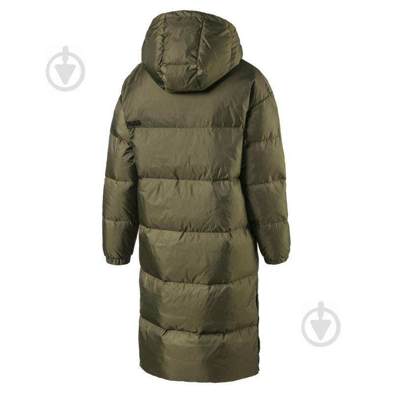 Пальто Puma LONGLINE DOWN JACKET 84361402 р.S зелений - фото 2