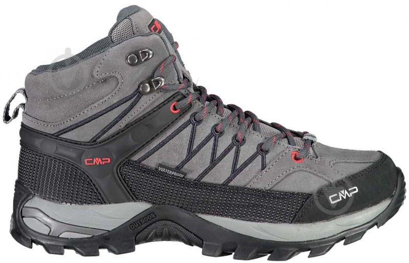 Черевики CMP RIGEL MID TREKKING SHOE WP 3Q12947-44UF р.46 темно-сірий - фото 1