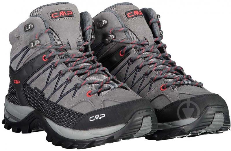 Черевики CMP RIGEL MID TREKKING SHOE WP 3Q12947-44UF р.46 темно-сірий - фото 3