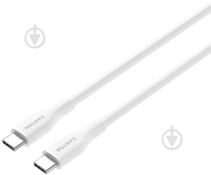 Кабель Canyon CC60SC10 Type-C to Type-C 60W 1 м білий (CNS-CC60SC10W) - фото 3 Кабель Canyon CC60SC10 Type-C to Type-C 60W 1 м білий (CNS-CC60SC10W) - фото 3
