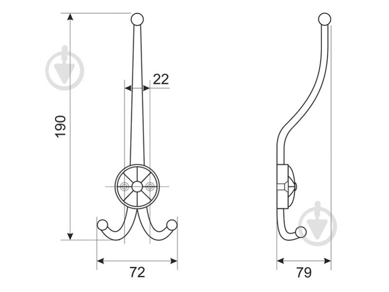 Крючок DC W-125 G4 - фото 3