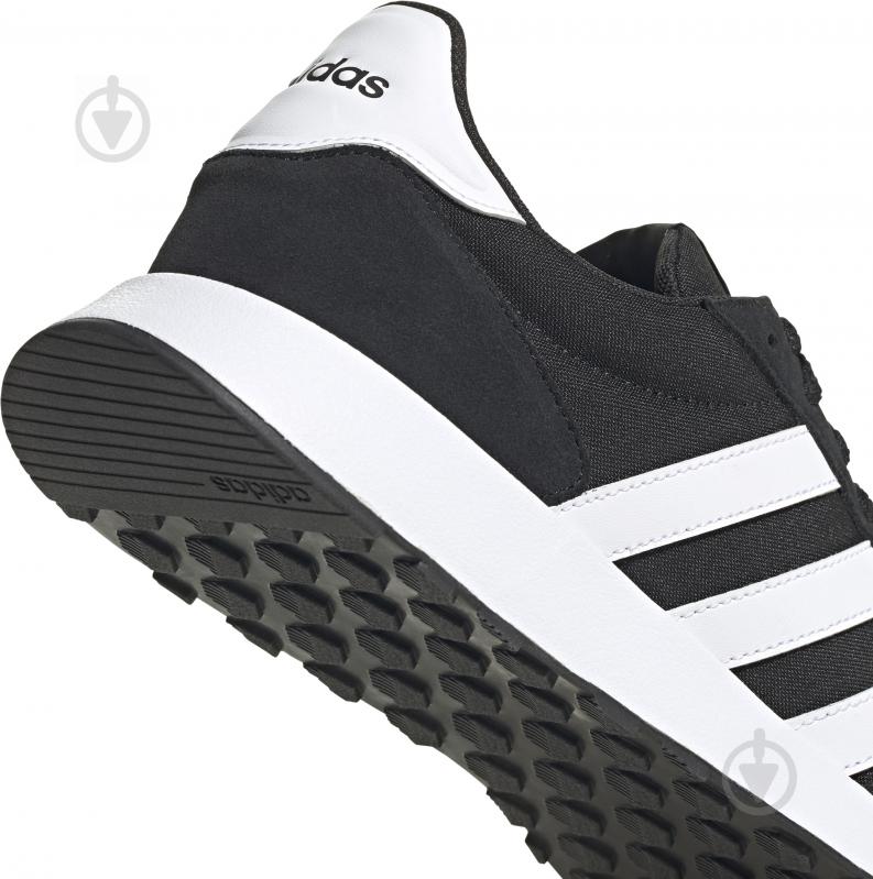 Кросівки чоловічі демісезонні Adidas RUN 60S 2.0 FZ0961 р.40 2/3 чорні - фото 11