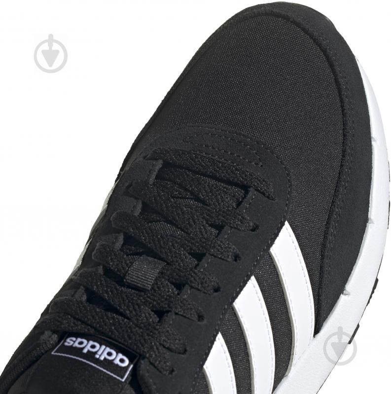 Кросівки чоловічі демісезонні Adidas RUN 60S 2.0 FZ0961 р.40 2/3 чорні - фото 12