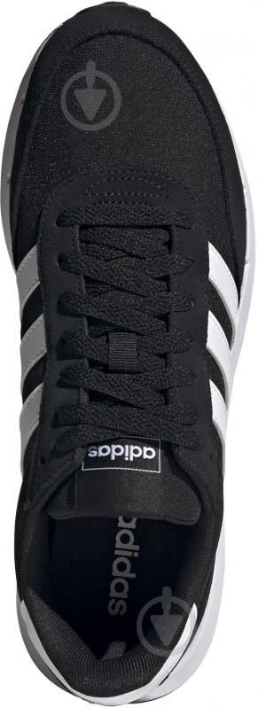 Кросівки чоловічі демісезонні Adidas RUN 60S 2.0 FZ0961 р.40 2/3 чорні - фото 7