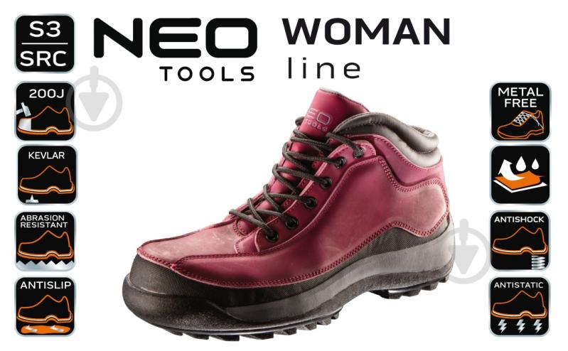 Ботинки рабочие NEO tools р.36 82-540 - фото 3