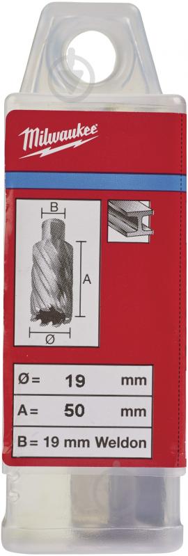Фреза Milwaukee HSS (WELDON) 19 мм 4932343294 - фото 2