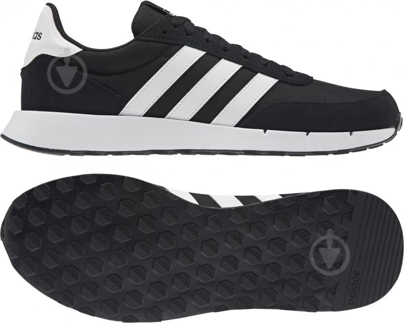 Кроссовки мужские демисезонные Adidas RUN 60S 2.0 FZ0961 р.42 черные - фото 6