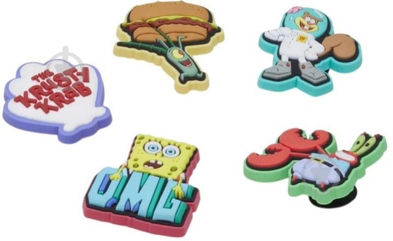 Джибитсы Crocs Spongebob 5Pck 10010012 - фото 2 Джибитсы Crocs Spongebob 5Pck 10010012 - фото 2