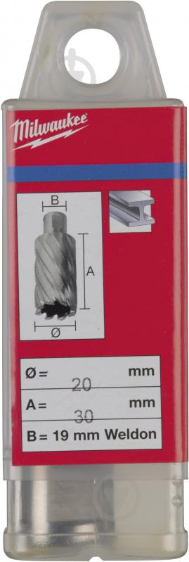 Фреза Milwaukee HSS (WELDON) 20 мм 4932343276 - фото 2