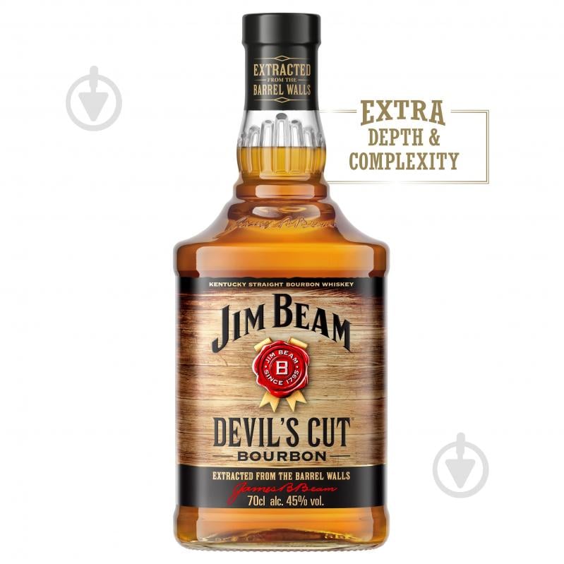 Виски Jim Beam бурбон Devil's Cut 45% 0,7 л - фото 2