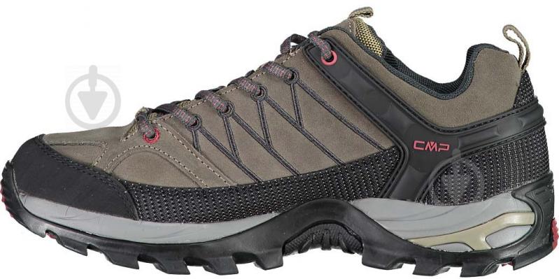 Кросівки чоловічі CMP RIGEL LOW TREKKING SHOES WP 3Q13247-02PD р.44 коричневі із чорним - фото 2