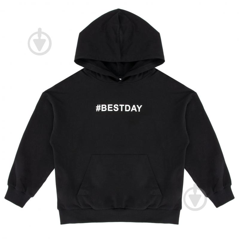 Толстовка для девочки Funtime best day р.128 черный - фото 3