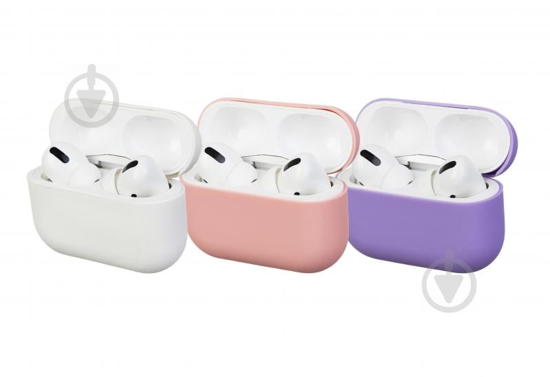 Набір чохлів для навушників Armorstandart ARM56815 Ultrathin Case для Airpods Pro 3 шт. Flamingo - фото 1