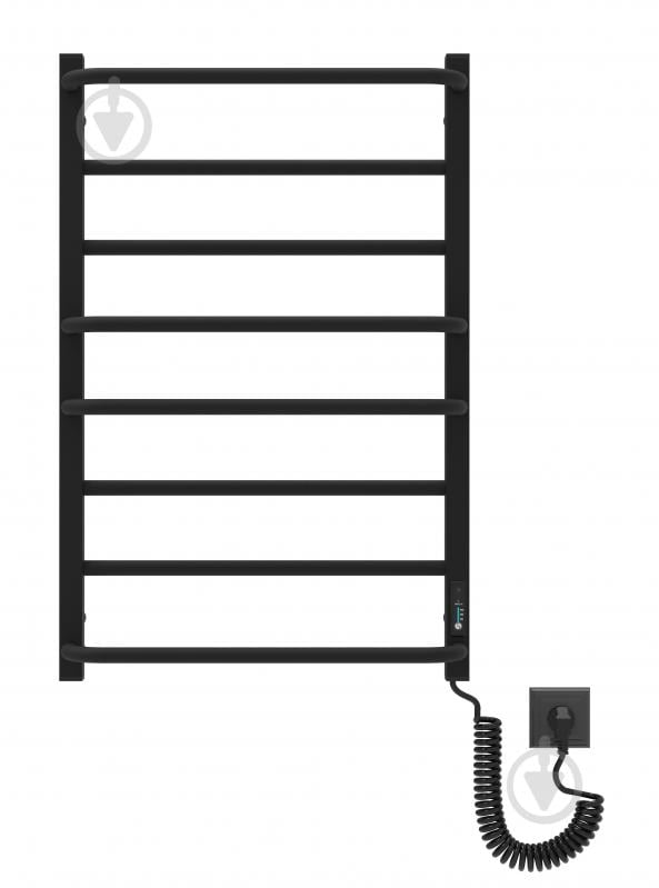 Полотенцесушитель электрический Elna Каскад Люкс Т 8 (800*530) черная с диммером t - фото 5