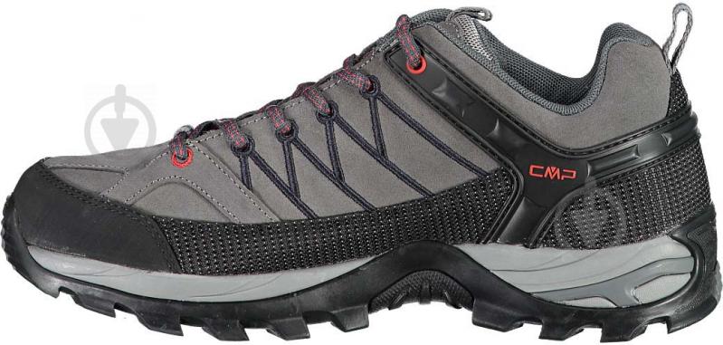 Кросівки чоловічі CMP RIGEL LOW TREKKING SHOES WP 3Q13247-44UF р.41 темно-сірі - фото 2