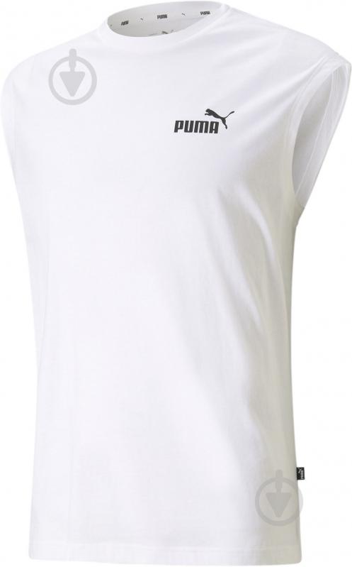 Майка Puma ESS SLEEVELESS TEE PUMA WHITE 58673802 р.XS белый - фото 1