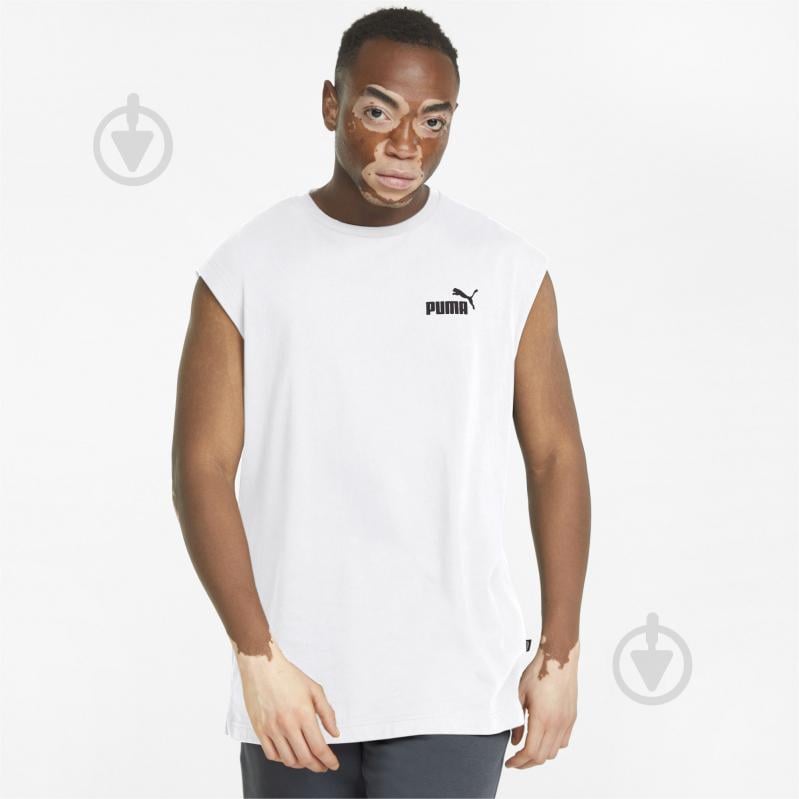 Майка Puma ESS SLEEVELESS TEE PUMA WHITE 58673802 р.XS белый - фото 2