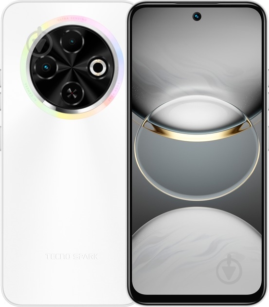 Смартфон Tecno Spark 30C (KL5n) 4/128GB orbit white (4894947051777) - фото 1 Смартфон Tecno Spark 30C (KL5n) 4/128GB orbit white (4894947051777) - фото 1
