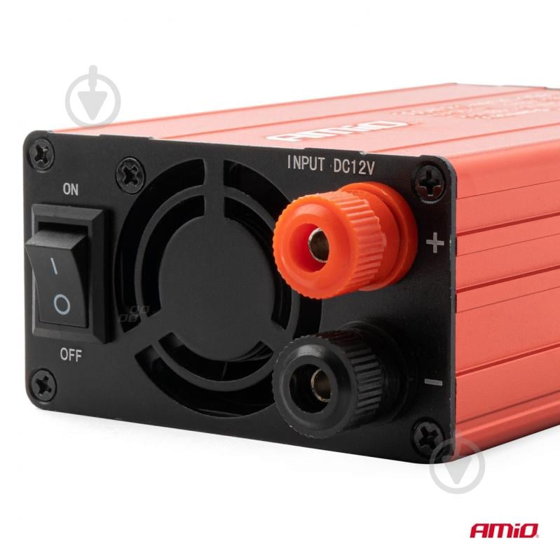 Инвертор автомобильный AMiO 300W 12V/220V - фото 3