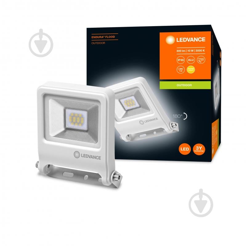 Прожектор Ledvance/Osram ENDURA Flood 10 Вт IP65 белый - фото 9 Прожектор Ledvance/Osram ENDURA Flood 10 Вт IP65 белый - фото 9