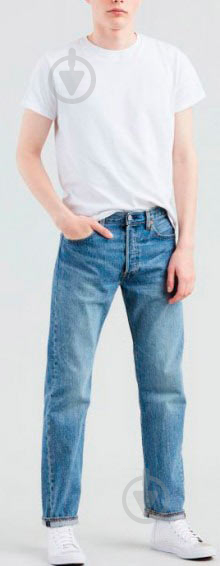 Джинсы LEVIS 501 Denim 00501;2637 р. 29-32 синий - фото 2