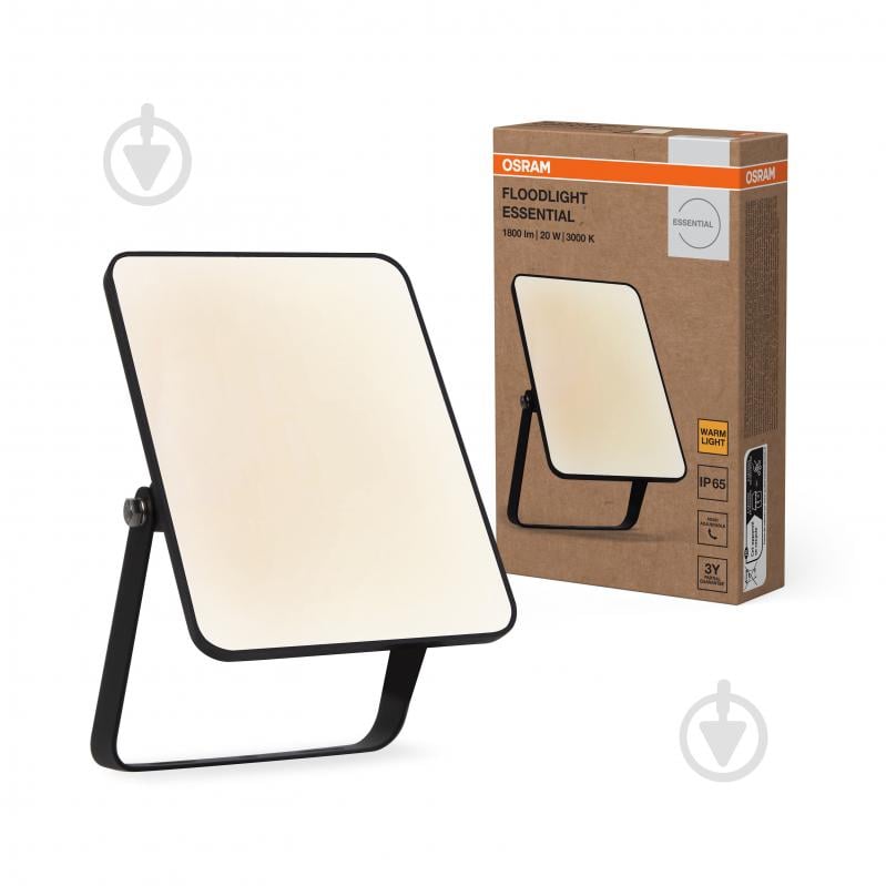 Прожектор Ledvance/Osram Floodlight Essential 20 Вт IP65 чорний - фото 1