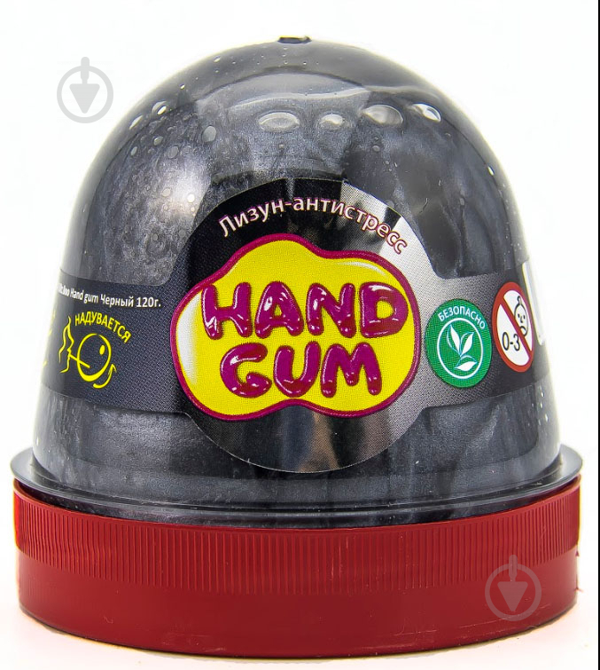 Лизун-антистресс Hand gum черный 120 г 80067 Mr Boo - фото 1